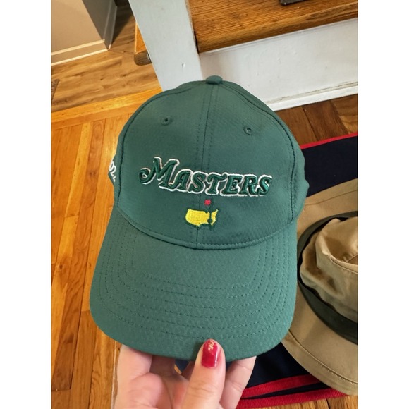 Masters 2022 Green Golf‎ Hat New With Tags Never Worn Men's Adjustable Cotton - Picture 2 of 7